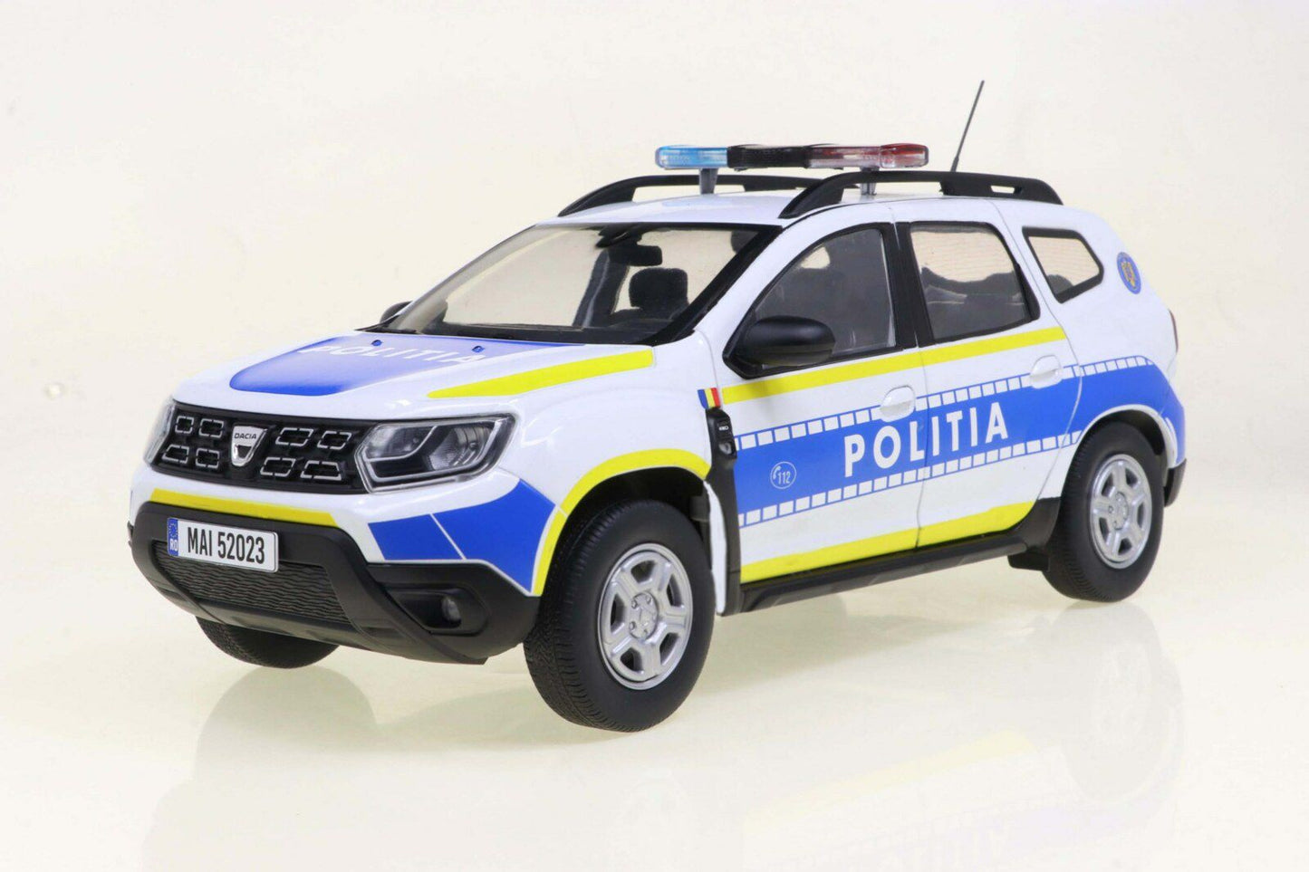 Dacia Duster Politia Romana - 1/18 Solido