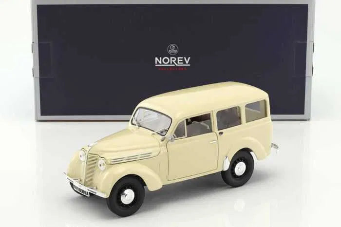 Renault Break 300 kg Juvaquatre 1951 ivory - 1/18 NOREV