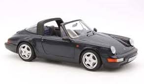 Porsche 911 Carrera 4 Targa 1991 blue metallic - 1/18 Norev