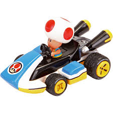 Masinuta MarioKart - TOAD 7,5cm - pull back action