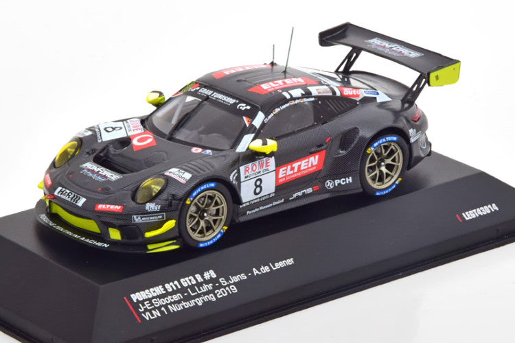 Porsche 911 GT3 R #8 VLN 1 Nurburgring 2019 cu vitrina plexiglass - 1/43 IxoModels