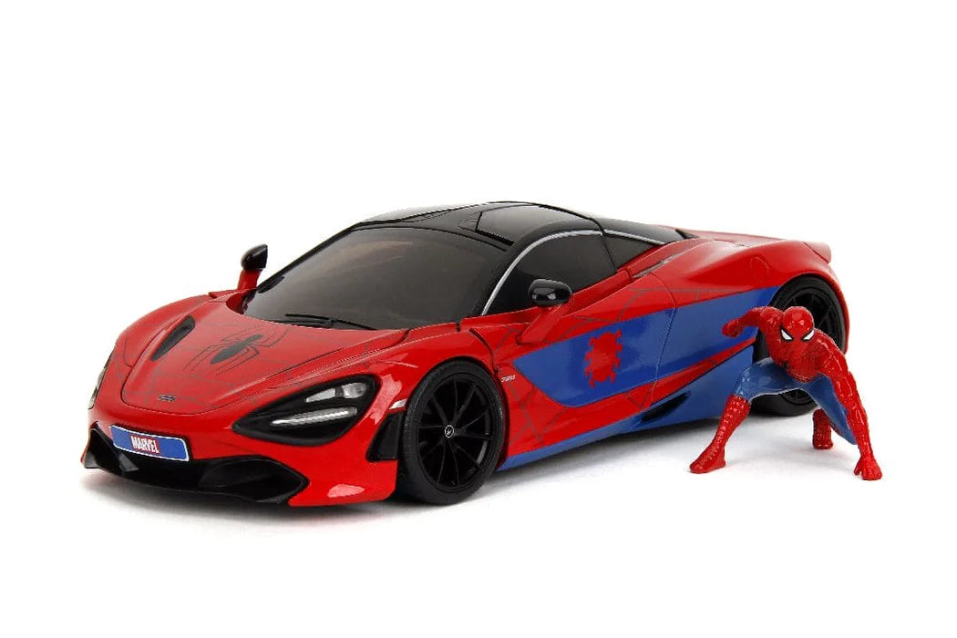 McLaren  720S si figurina Spider-man - 1/24 Jada