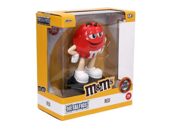 Figurina metalica 10cm - M&M rosu