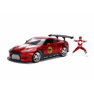 Nissan GT-R 2009 R35 & Figurina Red Ranger - 1/24 Jada