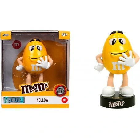 Figurina metalica 10cm - M&M galben