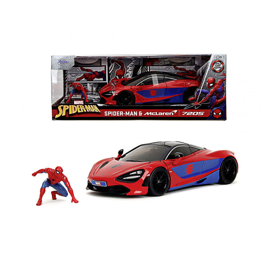 McLaren  720S si figurina Spider-man - 1/24 Jada