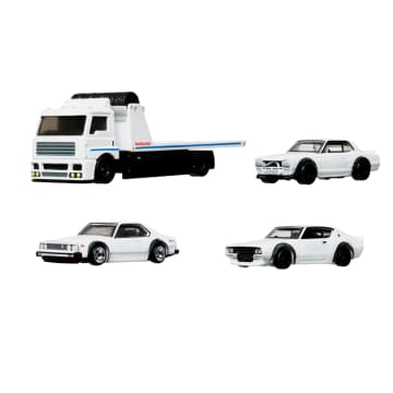 Set 4 masinute NISSAN  - 1/64 Hot Wheels Premium