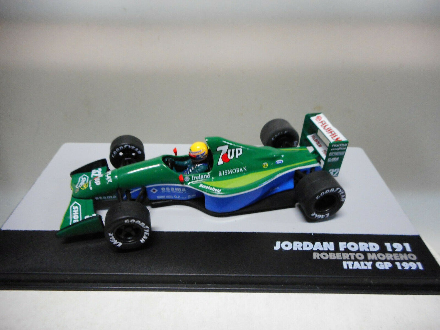 Formula 1 Jordan Ford 191 Roberto Moreno Italy GP 1991 - 1/43 Altaya