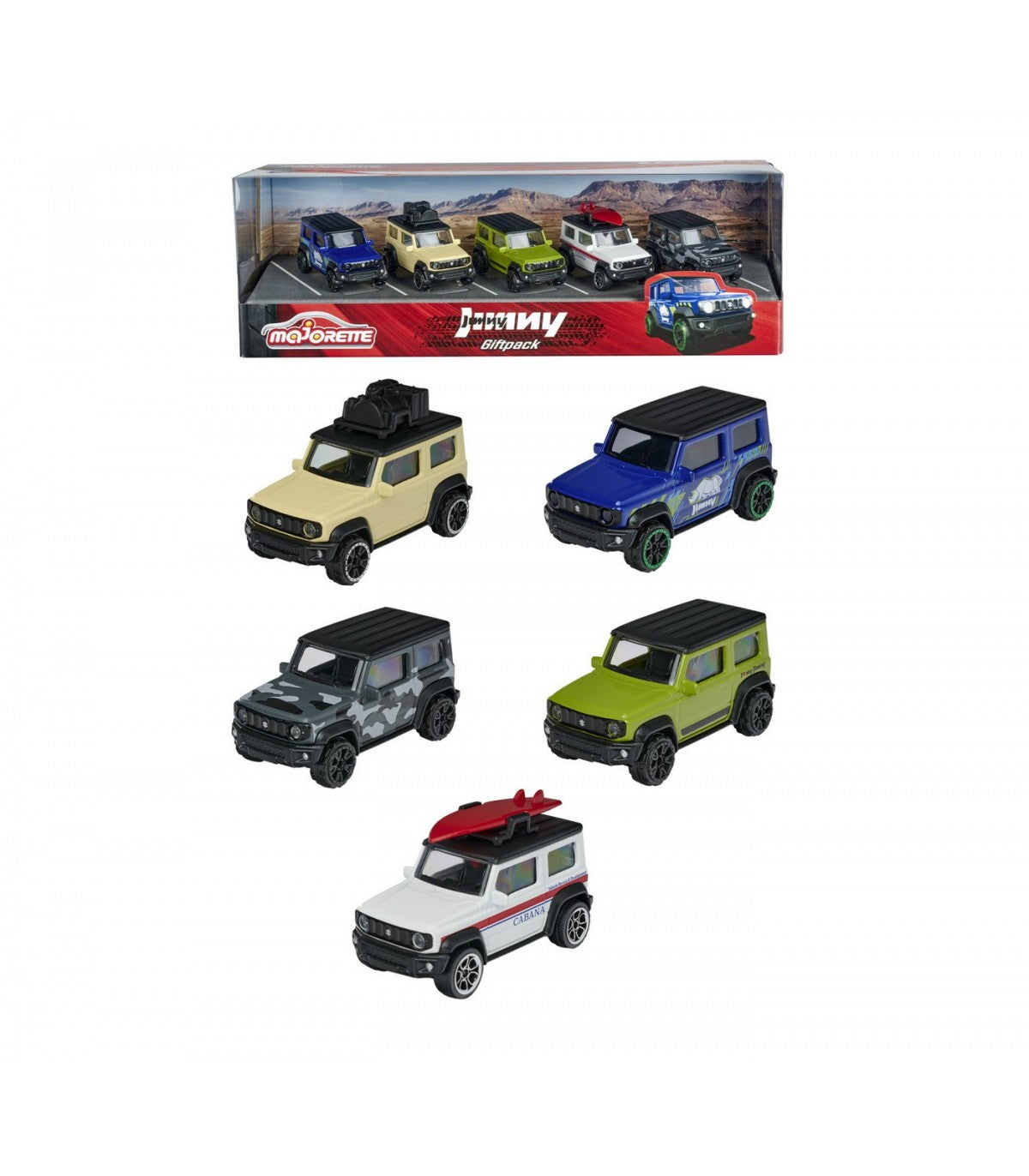 SET 5 masinute Majorette - JIMNY GIFTPACK