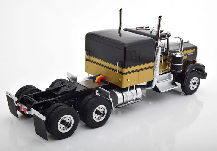 Camion Kenworth W900 Truck black/gold - 1/18 Road Kings