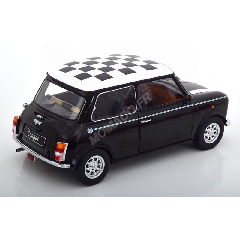 Macheta Mini Cooper negru cu volan pe stanga - 1/12 KK-Scale