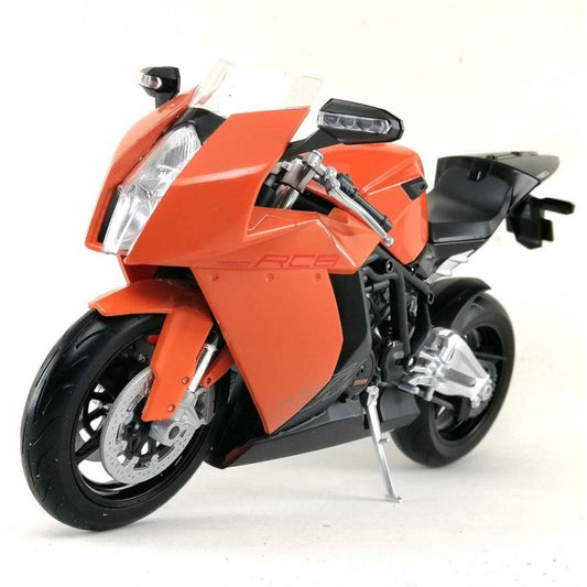 Motocicleta KTM RC8 portocalie - 1/12 Automaxx