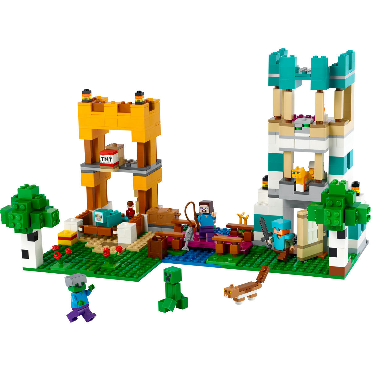 LEGO Minecraft 21249 - Cutie de lucru manual (605 piese)