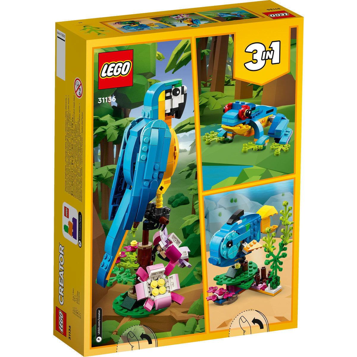 LEGO CREATOR 31136 - Papagal exotic ( 253 piese )