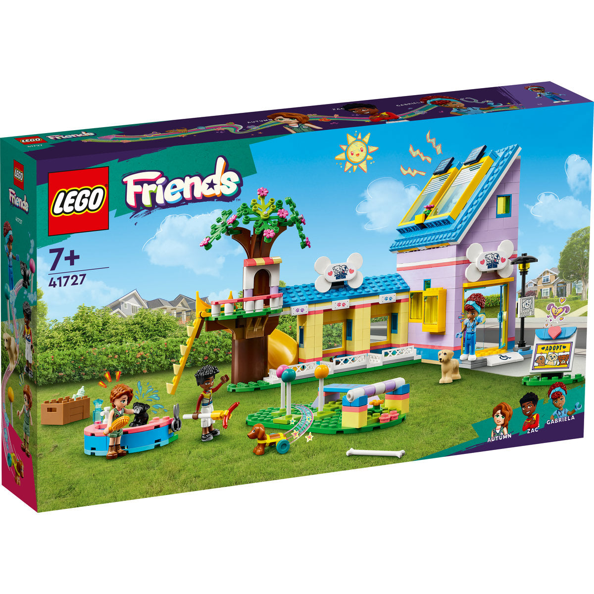 LEGO Friends 41727 - Centru de salvare pentru caini (617 piese)