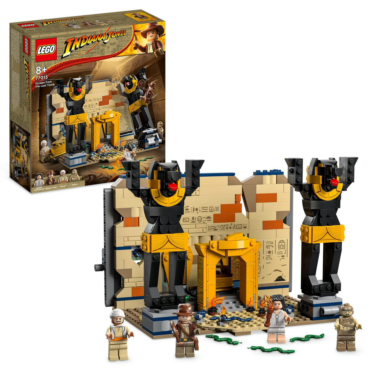 LEGO INDIANA JONES 77013 - Evadare din Mormantul pierdut ( 600 piese )