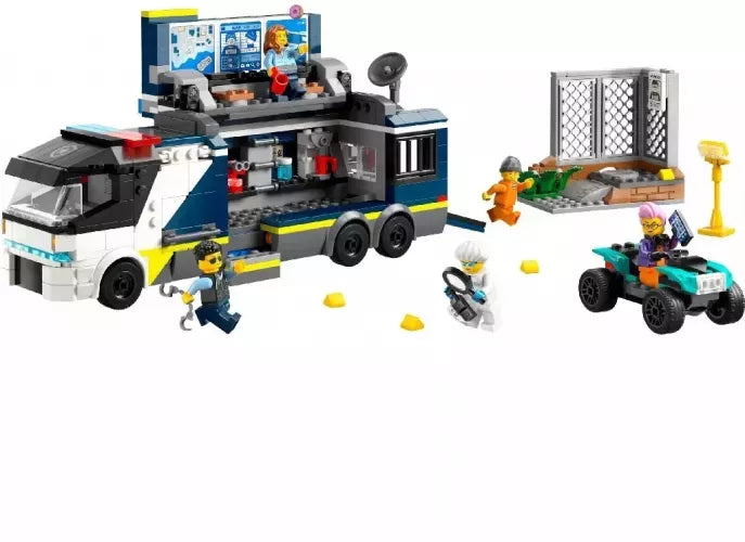 LEGO City 60418 - Laborator mobil de criminalistica (674 piese)