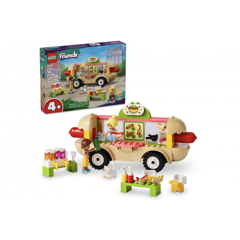 LEGO Friends 42633 - Toneta cu hotdogi (100 piese)