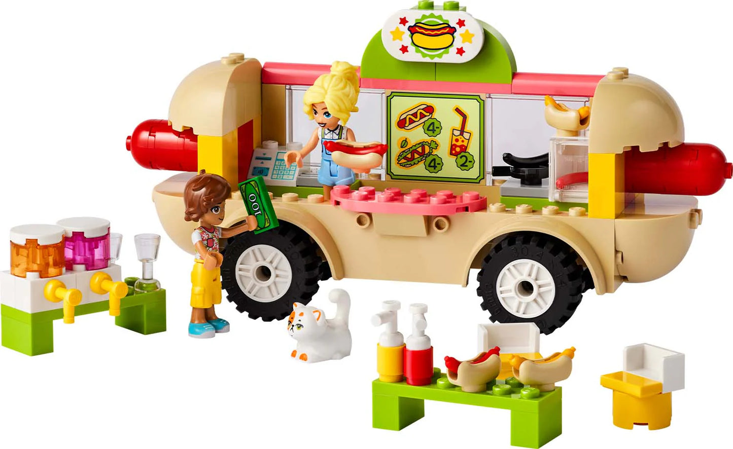 LEGO Friends 42633 - Toneta cu hotdogi (100 piese)