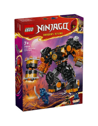 LEGO Ninjago 71806 - Robotul stihie de pamant al lui Cole (235 piese)