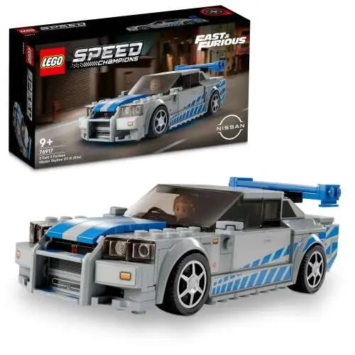 Lego Speed Champions 76917 - Nissan Skyline GT-R (R34) Mai furios , mai iute (319 piese)