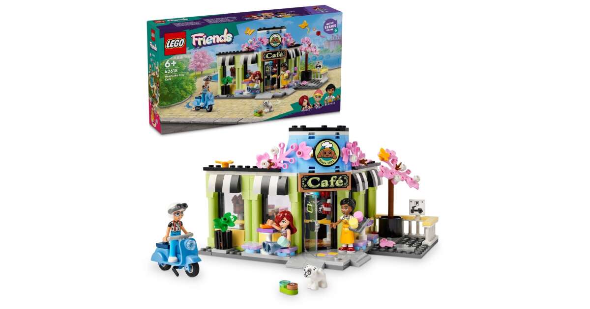 LEGO Friends 42618 - Cafeneaua din orasul Heartlake (426 piese)