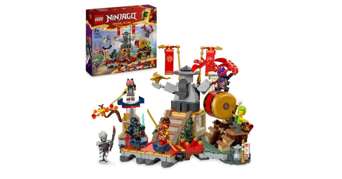 LEGO Ninjago 71818 - Arena de lupta de la turneu (659 piese)