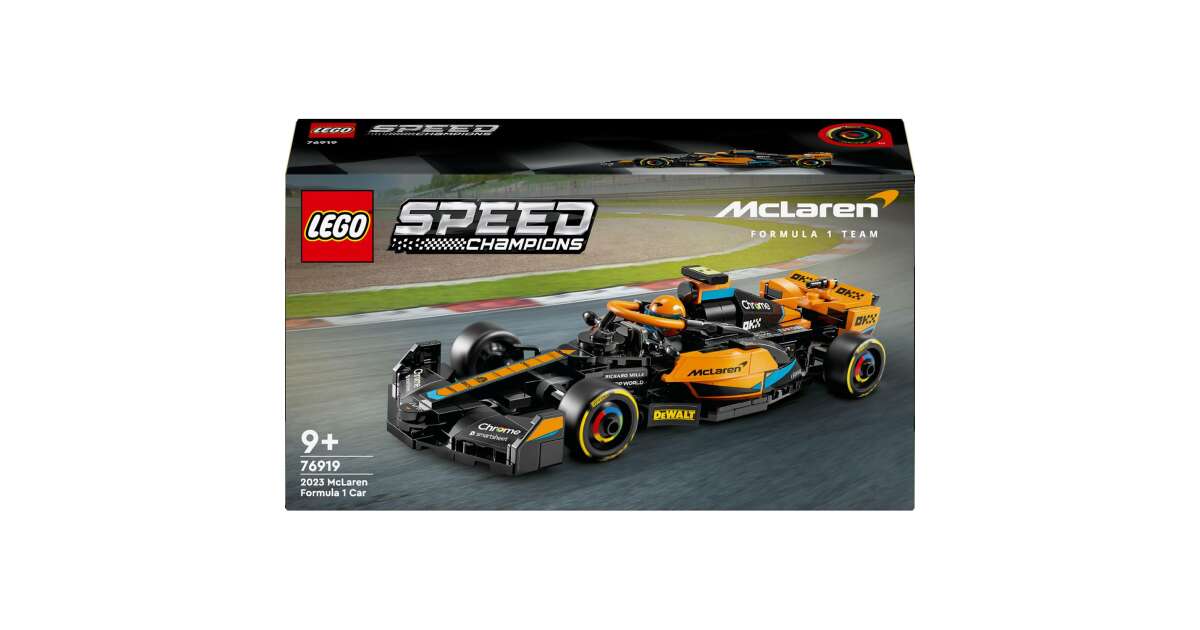 LEGO Speed Champions 76919 - Masina de curse McLaren de Formula 1 2023