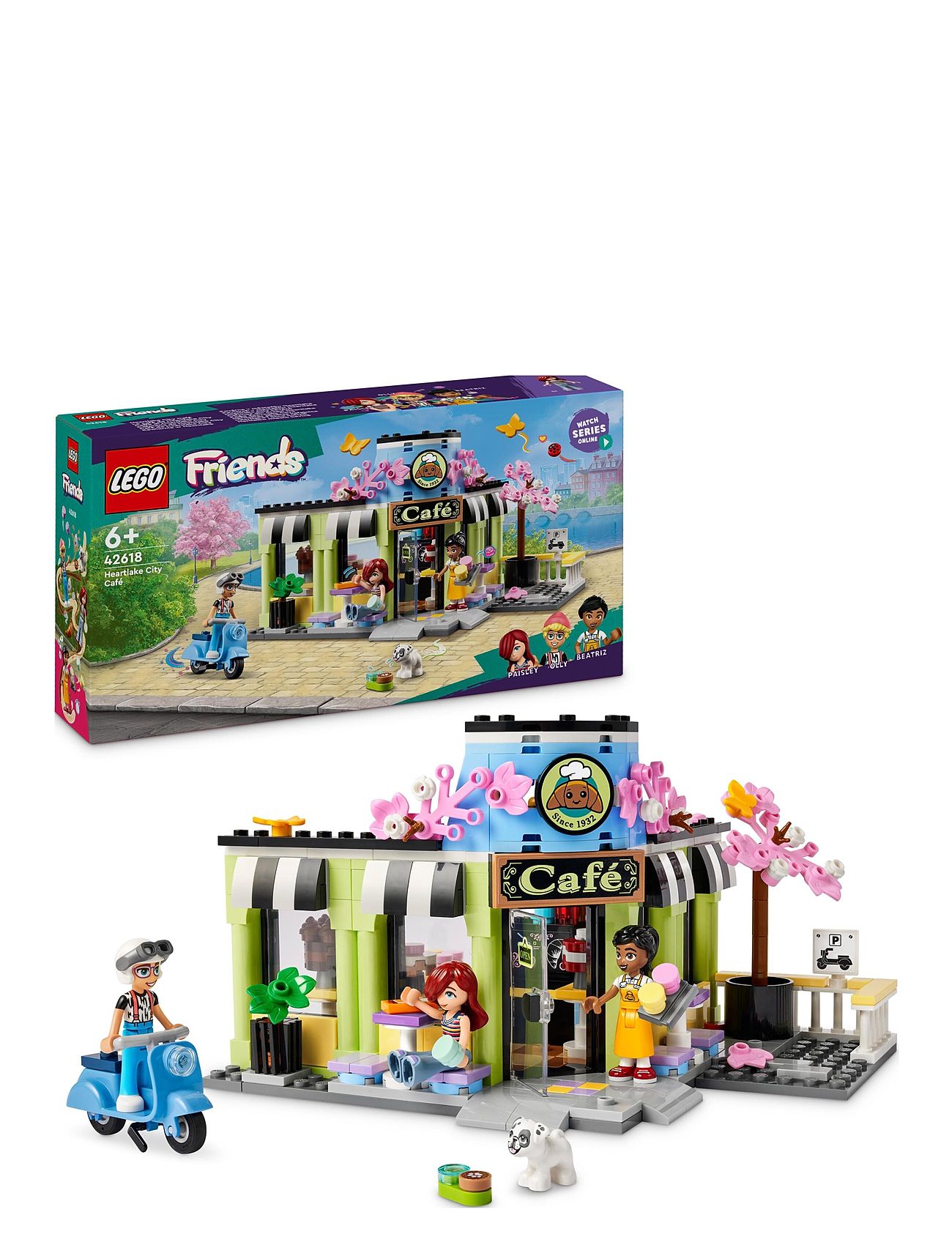 LEGO Friends 42618 - Cafeneaua din orasul Heartlake (426 piese)