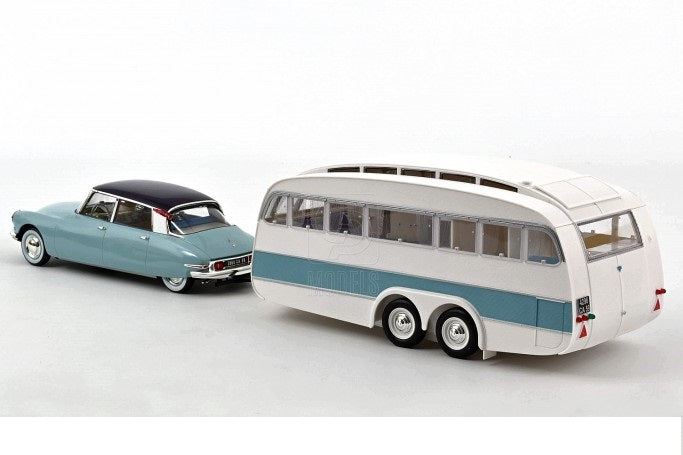 Set 2 machete Citroen DS19 1959 si Caravane Henon - 1/18 Norev