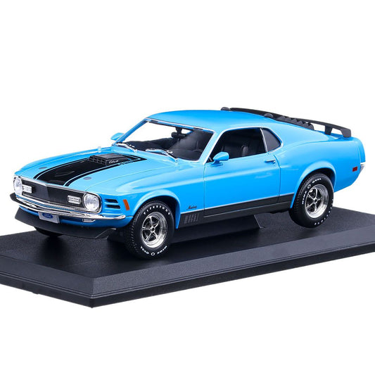 Ford Mustang Mach 1 1970 (albastru) - 1/18 Maisto