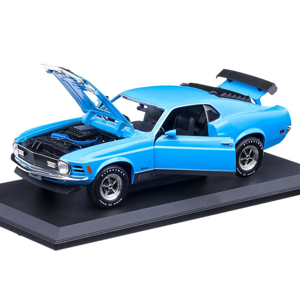 Ford Mustang Mach 1 1970 (albastru) - 1/18 Maisto