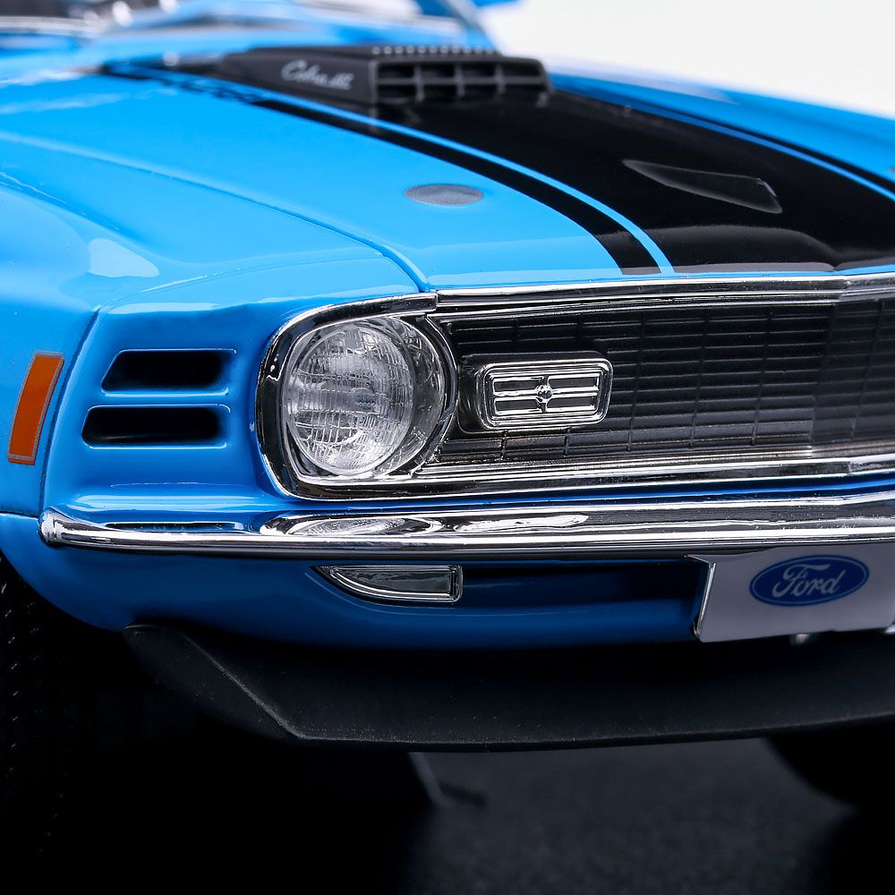 Ford Mustang Mach 1 1970 (albastru) - 1/18 Maisto