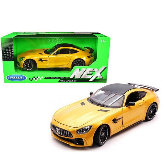 Mercedes AMG GT-R (galben) - 1/24 Welly