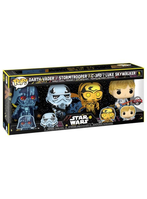 Set 4 figurine Star Wars Pop - Funko