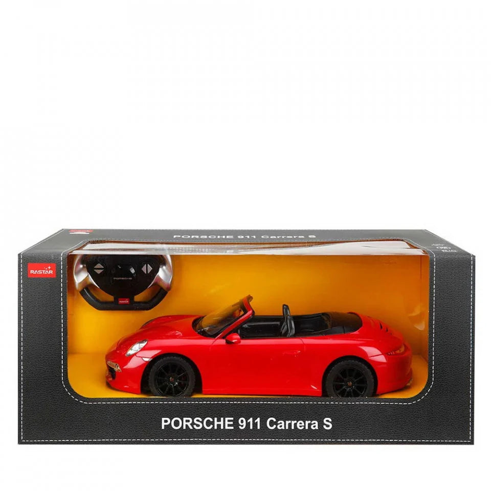 Porsche 911 Carrera S (rosu) cu telecomanda - 1/12 RASTAR