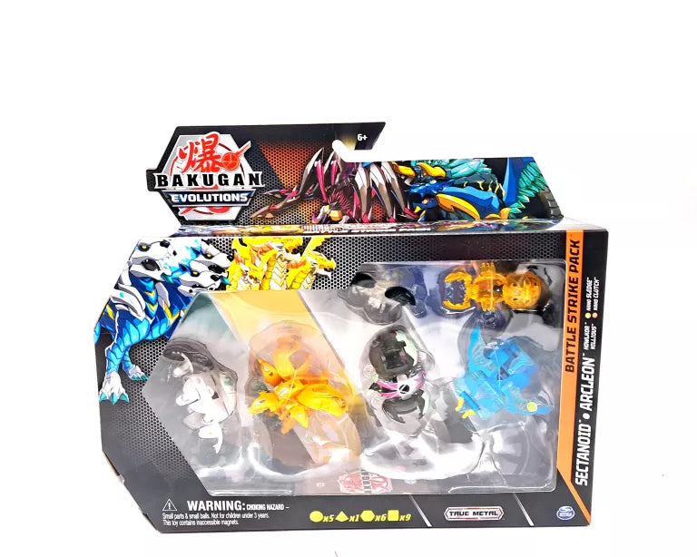 Set 6 figurine Bakugan Sectanoid & Arcleon - Spin Master