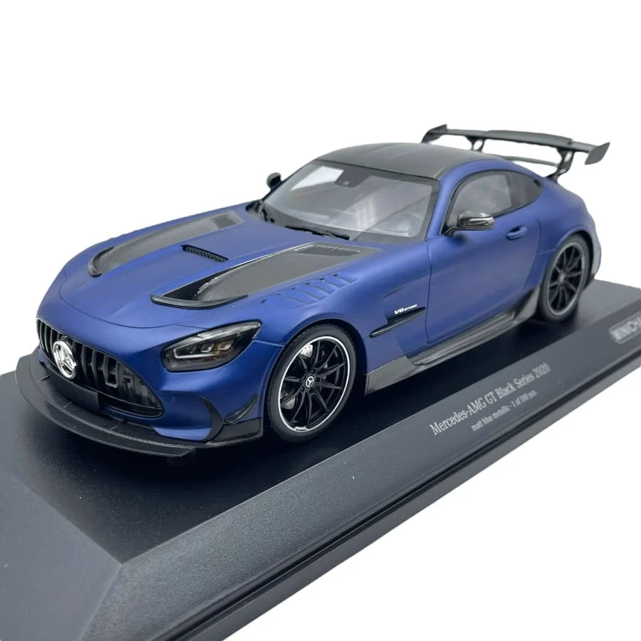 Mercedes Amg GT Black Series 2020 matt blue metallic 1/300 pcs - 1/18 Minichamps