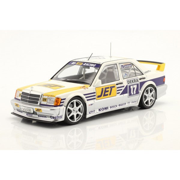 Mercedes-Benz 190E 2.5-16 Evo 1 Team MS Jet Racing - Jorg van Ommen 1/300pcs #17 - 1/18 Minichamps