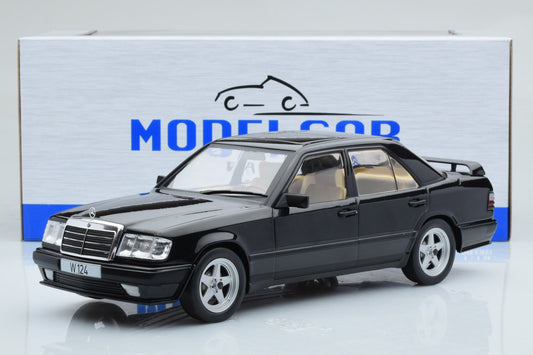 Mercedes-Benz W124 Tuning negru - 1/18 Model Car Group