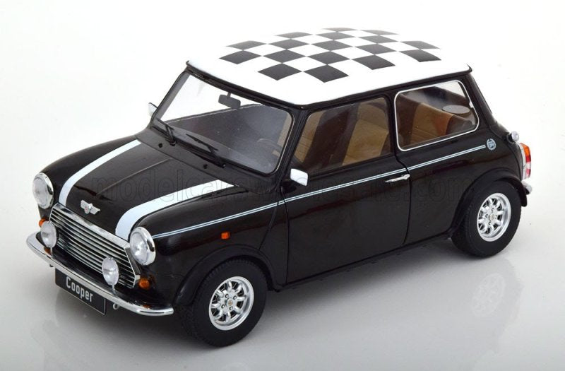 Macheta Mini Cooper negru cu volan pe stanga - 1/12 KK-Scale