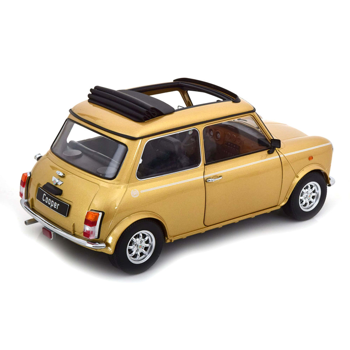 Mini Cooper gold Sunroof cu volan pe stanga - 1/12 KK-Scale