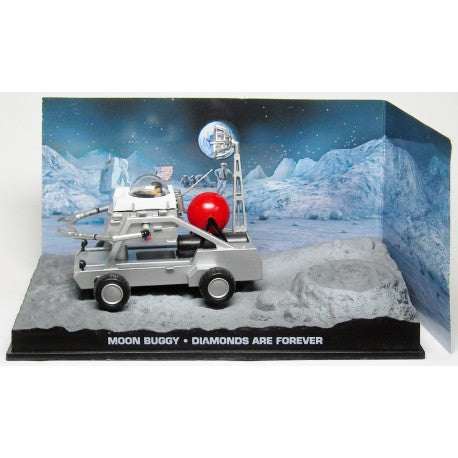 Macheta James Bond Moon Buggy Diamonds are Forever cu vitrina plexiglass - 1/43 Altaya