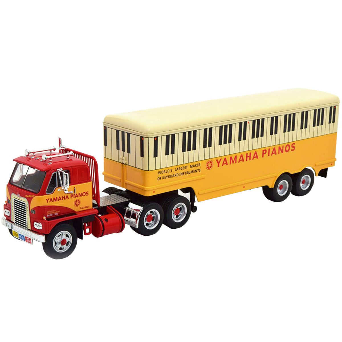 Camion cu remorca International Harvester DCOF-405 1959 Yamaha Pianos - 1/43 Ixo Models