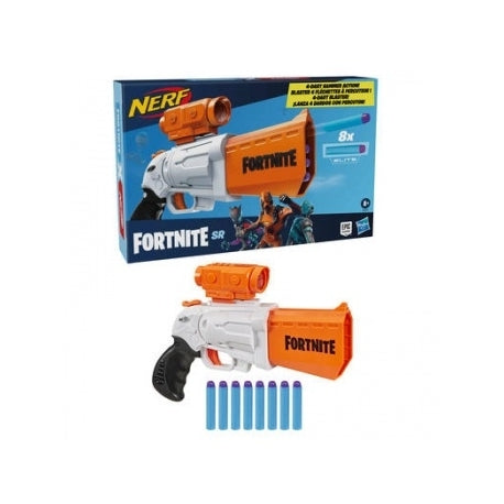 Pistol Nerf Fortnite SR cu 8 gloante