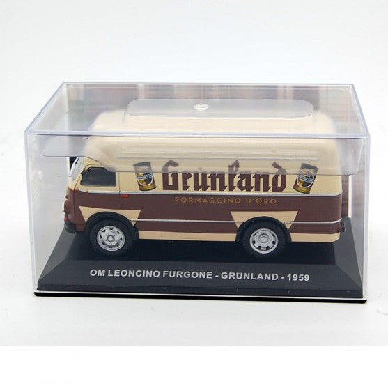 Om Leoncino Furgone - Grunland 1959 cu vitrina plexiglass - 1/43 Altaya