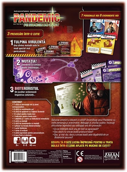 Joc Asmodee - Pandemic, Pe muchie de cutit, extensie