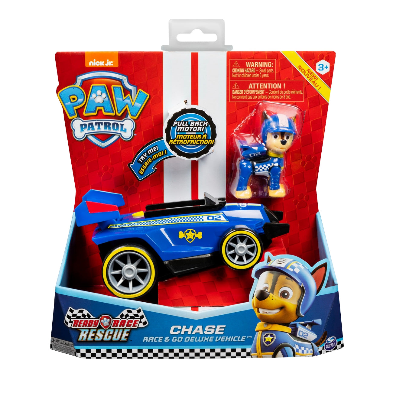 Masina de curse Paw Patrol Ready Race Rescue - CHASE