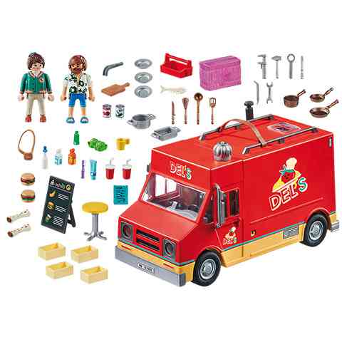 Playmobil The Movie 70075 - Camionul cu mancare al lui Del