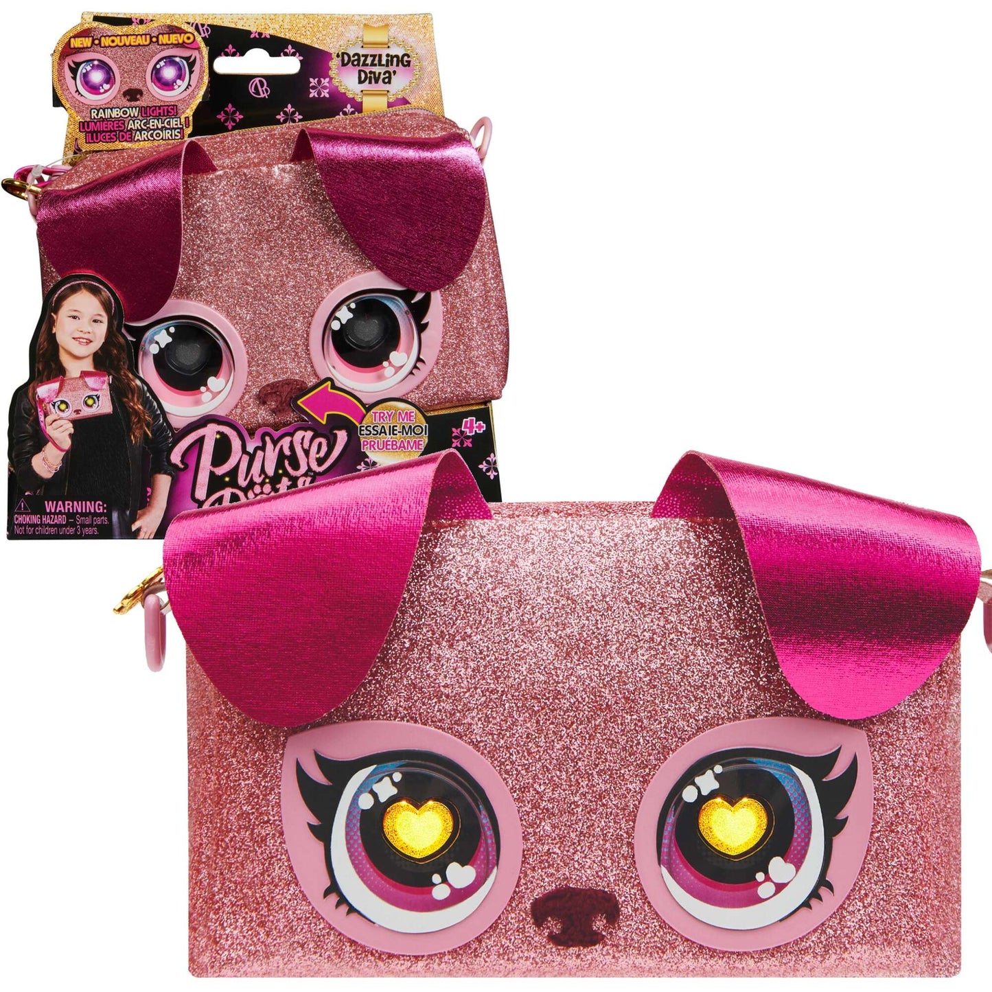 Gentuta interactiva Purse Pets - Dazzling Diva